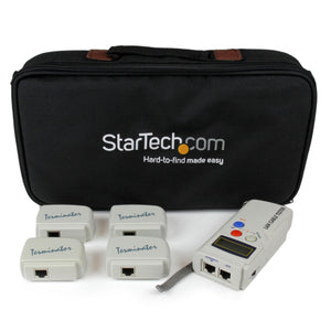 StarTech.com RJ45 Network Cable Tester with 4 Remote Loopback Plugs - Network Tester - LANTESTPRO