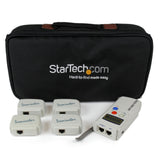 StarTech.com RJ45 Network Cable Tester with 4 Remote Loopback Plugs - Network Tester - LANTESTPRO