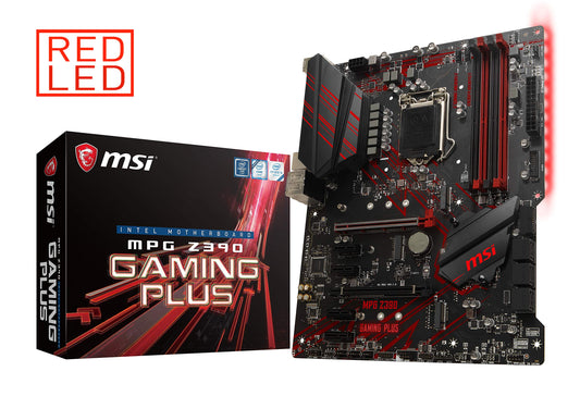 MSI MPG Z390 Gaming Plus LGA1151 (Intel 8th and 9th Gen) M.2 USB 3.1 Gen 2 DDR4 HDMI DVI CFX ATX Z390 Gaming Motherboard