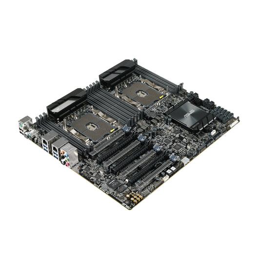 ASUS WS C621E Sage Extreme Power Intel Xeon Processor Workstation Motherboard for Two-way XEON CPU performance, with U.2, M.2 connectors, dual Gb LAN, USB 3.1 Type-C & Type-A, 10 x SATA 6Gb/s ports