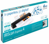 I.R.I.S Scan Express 4 USB Portable 1200 dpi Scanner