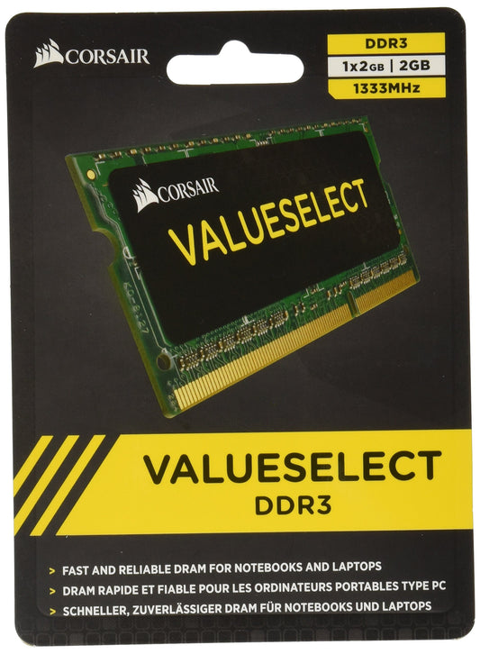 Corsair 2 GB DDR3 Laptop Memory CMSO2GX3M1A1333C9