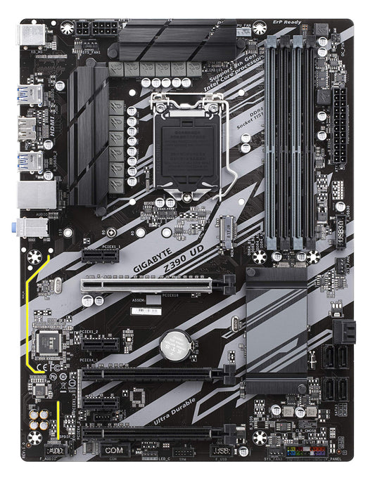 Gigabyte Z390 UD (Intel LGA1151/Z390/ATX/M.2/Realtek ALC887/Realtek 8118 Gaming LAN/HDMI/Gaming Motherboard)