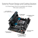 Asus ROG (X570) Crosshair VIII Impact, AMD, AM4, Ryzen 3000, (Mini-DTX) SFF Gaming Motherboard with PCIe 4.0, On-Board WiFi 6 (802.11Ax), Intel LAN, SATA 6GB/s, USB 3.2 Gen 2, SO-DIMM.2 and Aura Sync