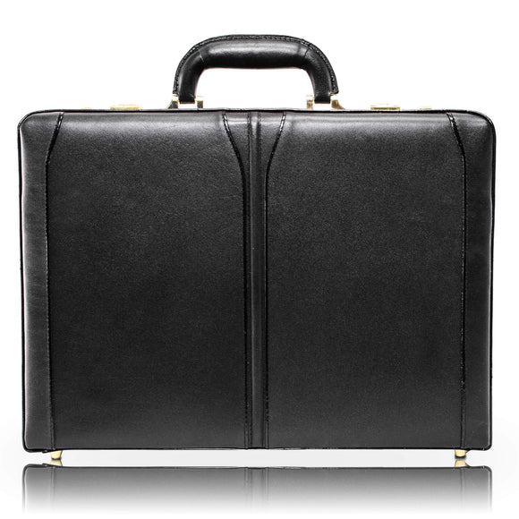 McKleinUSA 80455 Lawson Leather Attache Case, Black