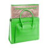 McKleinUSA 94331 LAKE FOREST Leather Women's Case with Removable Sleeve, Green