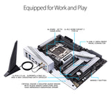 ASUS Prime X299-Deluxe II X299 Motherboard LGA2066 (Intel Core X-Series) ATX DDR4 M.2 U.2 Thunderbolt 3 USB 3.1 with Dual Gigabit LAN and 802.11AC WiFi