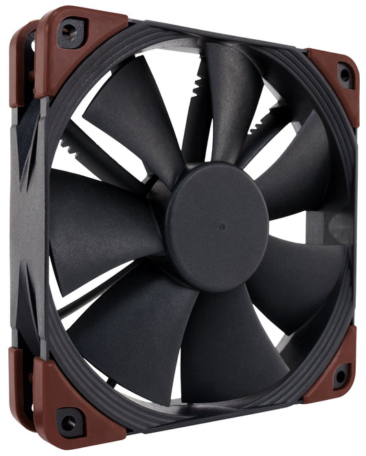 Noctua NF-F12 iPPC 3000 PWM, 4-Pin, Heavy Duty Cooling Fan with 3000RPM (120mm, Black)