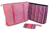 Mobile Edge METXK4 Komen Tote Pink Faux-Suede Fits up to 17.3-Inch Laptops