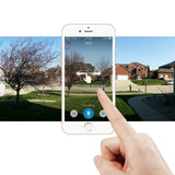 Open Box ZMODO ZM-SHD003B Greet - Smart WiFi Video Doorbell (Black/Silver)