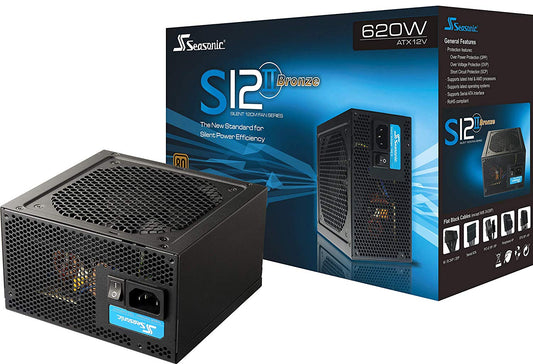 Seasonic Focus Plus Full Modular 120mm FDB Fan 10 Year Warranty Compact 140 mm Size Power Supply
