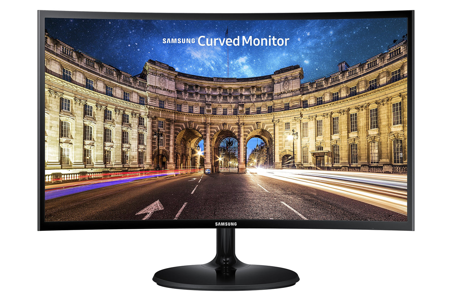 Samsung LC24F390FHNXZA 24-inch Curved LED Gaming Monitor (Super Slim Design), 60Hz Refresh Rate w/AMD FreeSync Game Mode