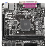 ASRock AM1B-ITX mini ITX AM1 Socket A DDR3 A/E-series Quad/Dual-Core APU up to 25W Integrated AMD RadeonTM R3 Series Graphics Gigabit LAN HDMI DVI D-Sub USB3.0 Motherboard