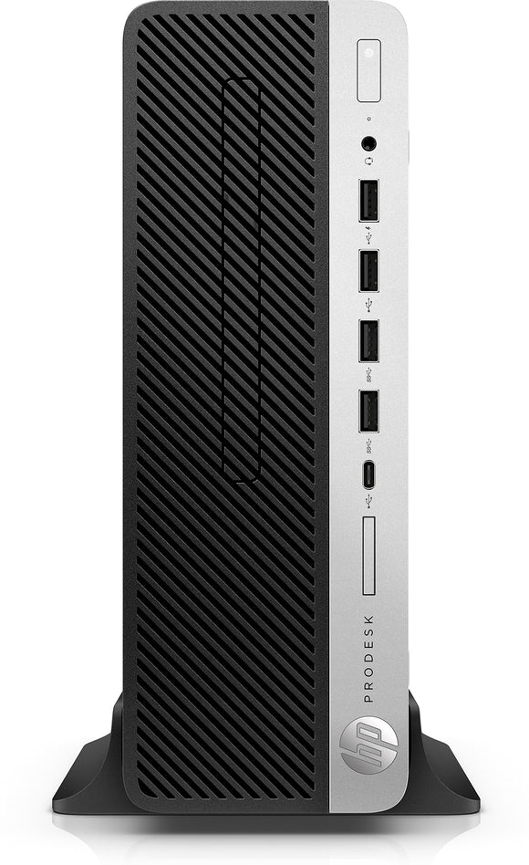 HP ProDesk 600 G4 Small Form Factor Desktop PC Including Intel i7-8700 6 Core 3.2GHz, 8GB DDR4 RAM, 256GB SSD, Windows 10 Pro, 3 Years WNTY