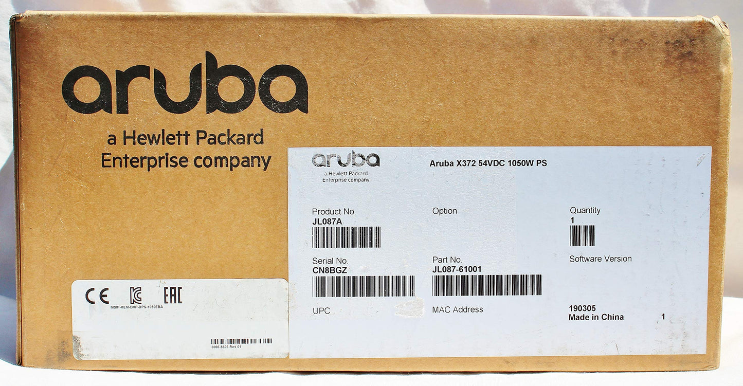 HP JL087A X372 54VDC 1050W Power Supply JL087A#ABA