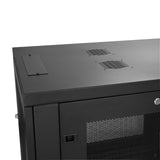StarTech.com 6U Wall Mount Server Rack Cabinet - 2-Post Upto 15" Deep IT Network Equipment Rack Enclosure with Cable Management - 200lbs (RK616WALM)
