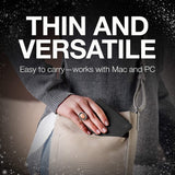 Seagate Backup Plus Slim 1TB External Hard Drive Portable HDD Black USB 3.0 for PC Laptop and Mac, 2 Months Adobe CC Photography