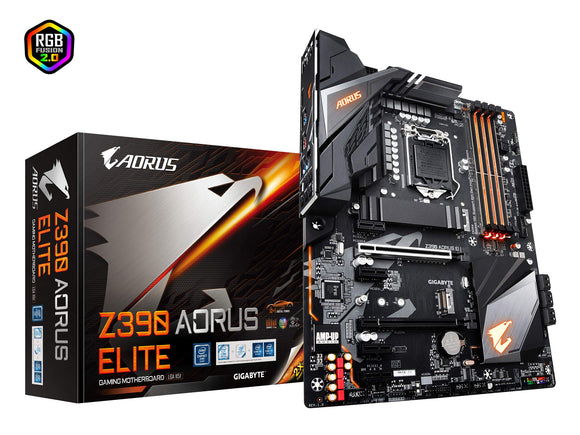 Gigabyte Z390 AORUS Elite (Intel LGA1151/Z390/ATX/2xM.2/Realtek ALC1220/RGB Fusion/Gaming Motherboard)