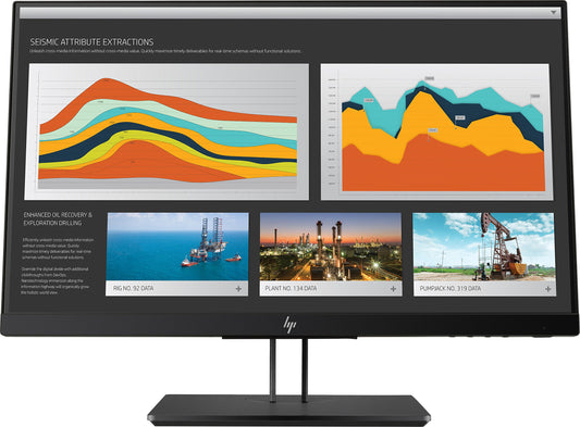 HP 21.5-Inch Screen LED-lit Monitor Space Silver/Black Pearl Chin/Die-Cast Aluminum Base with Black Pearl Paint (1JS05A4#ABA)