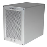 StarTech.com 4-Bay Thunderbolt 2 Hard Drive Enclosure with RAID - Quad-Bay 3.5" HDD RAID Enclosure - Sleek, Ultra Compact for Mac or PC (S354SMTB2R)
