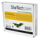 StarTech.com 2 Port PCI RS422/485 Serial Adapter Card with 161050 UART - Serial Adapter - PCI-X - RS-422/485 x 2 - PCI2S4851050
