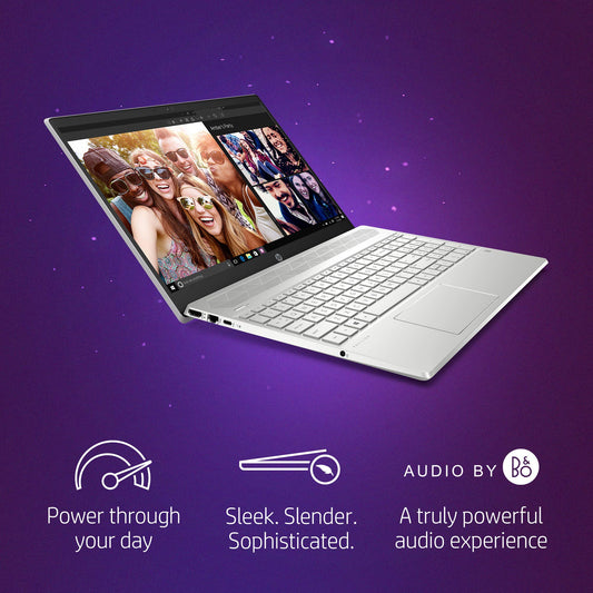 HP Pavilion 15-Inch Laptop, Intel Core I5-8265U, Intel UHD Graphics 620, 8GB RAM, 256GB SSD, Windows 10 (15-cs2010nr, Silver)
