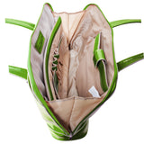 McKlein 96651 USA Avon 15" Leather Ladies' Laptop Briefcase Green