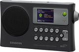 Sangean WFR-28 Rechargeable Portable WiFi Internet Radio (Black)