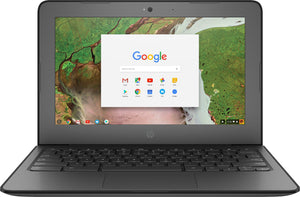 HP 11.6" Chromebook 11 G6 EE Touchscreen LCD Chromebook Intel Celeron N3350 Dual-Core 1.1GHz 4GB LPDDR4 16GB Flash Memory Chrome OS Model 3Pd93Ut#Aba