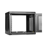 StarTech.com 9U Wall Mount Server Rack Cabinet - 4-Post Adjustable Depth (2" to 19") Network Equipment Enclosure with Cable Management (RK920WALM)