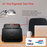 Canon DR-C230 Imageformula Document Scanner: Twain & Isis Drivers 3 Year Warranty Black (2646C002)