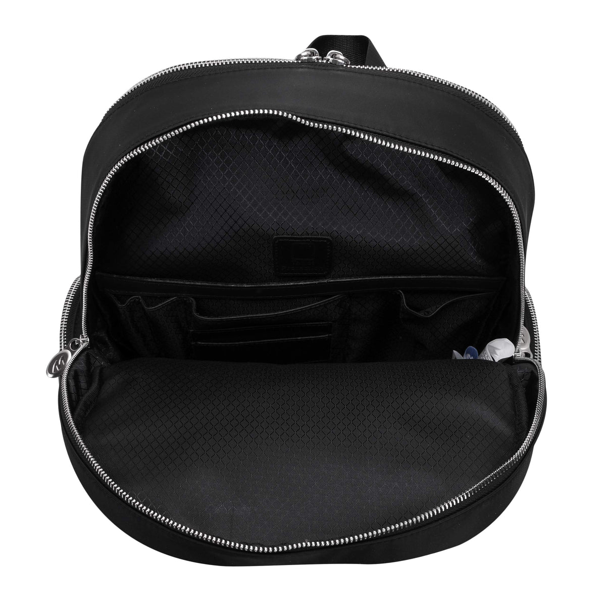 McKlein 18365 USA Cumberland 17" Nylon Dual Compartment Laptop Backpack Black