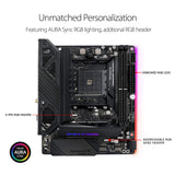 Asus ROG (X570) Crosshair VIII Impact, AMD, AM4, Ryzen 3000, (Mini-DTX) SFF Gaming Motherboard with PCIe 4.0, On-Board WiFi 6 (802.11Ax), Intel LAN, SATA 6GB/s, USB 3.2 Gen 2, SO-DIMM.2 and Aura Sync