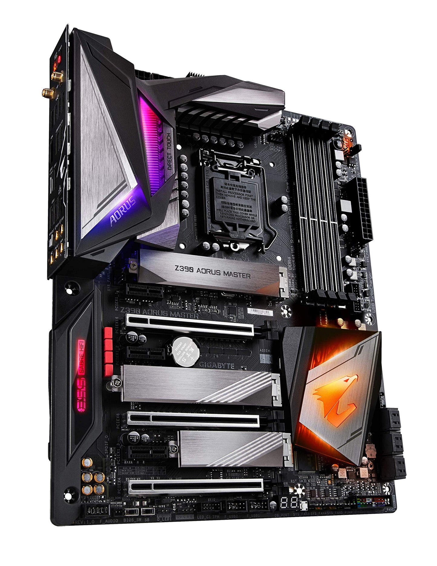 Gigabyte Z390 AORUS Master (Intel LGA1151/Z390/ATX/3xM.2 Thermal Guard/Onboard AC Wi-Fi/ESS Sabre DAC/Gaming Motherboard)