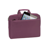 Rivacase 15.6 inch Stylish Laptop Shoulder Bag w/Padded Compartment - Violet