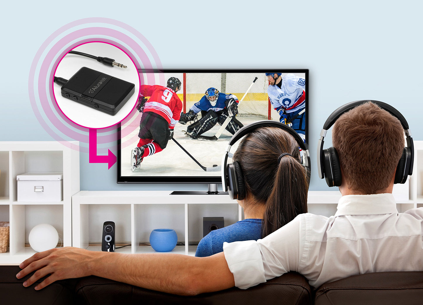 Aluratek ABC01F Universal Bluetooth Audio Receiver and Transmitter