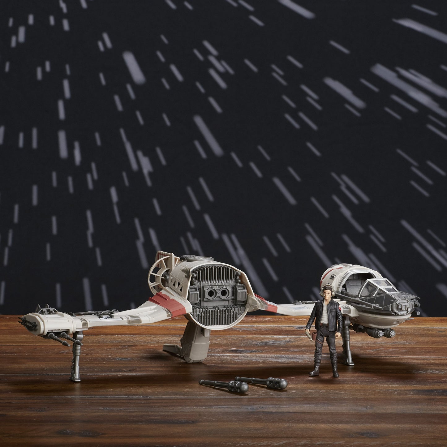 Star Wars Force Resistance Ski Speeder and Captain Poe Dameron Figure