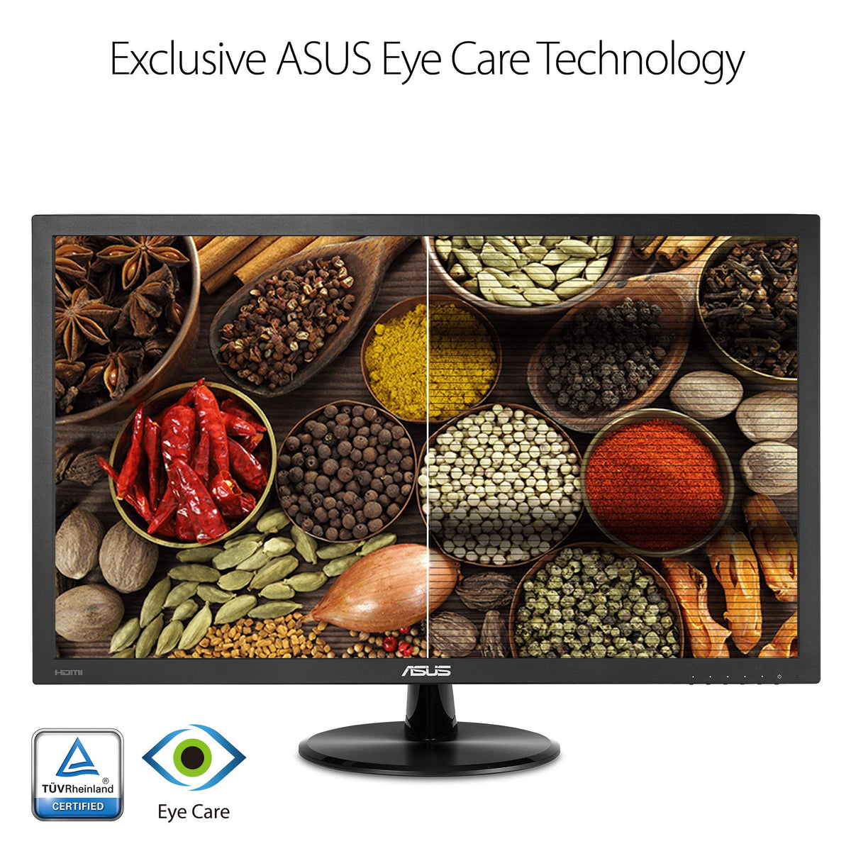 ASUS VP228HE 21.5" Full HD 1920x1080 1ms HDMI VGA Eye Care Monitor