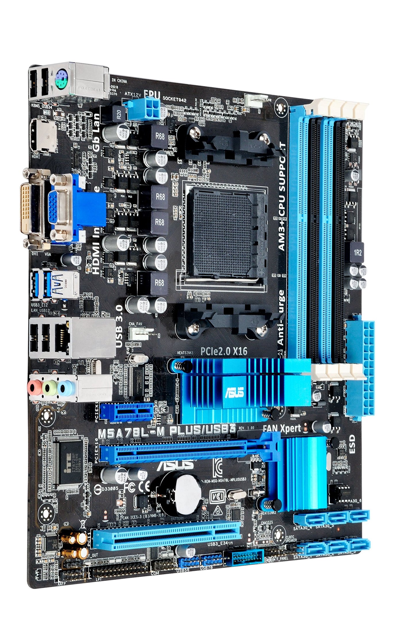 Open Box ASUS M5A78L-M Plus/USB3 DDR3 HDMI DVI USB 3.0 760G AM3+ Based Motherboard