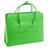McKleinUSA 94331 LAKE FOREST Leather Women's Case with Removable Sleeve, Green