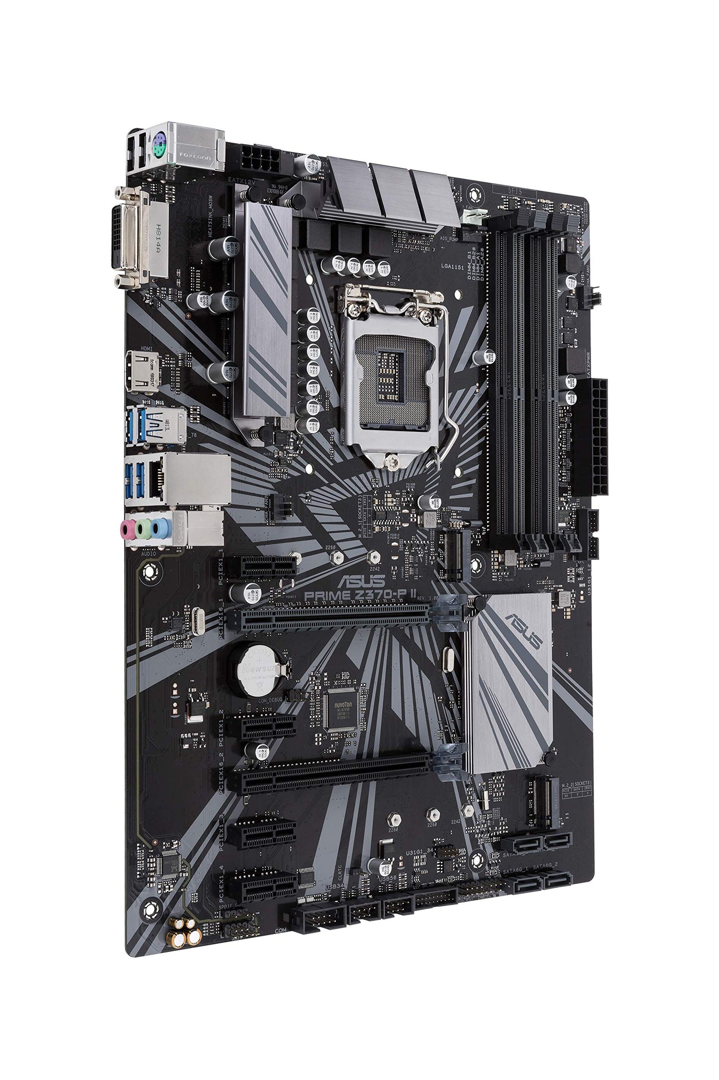 Asus Prime Z370-P II GA1151 (Intel 9th Gen) DDR4 HDMI DVI M.2 Z370 II ATX Motherboard with Gigabit LAN and USB 3.1