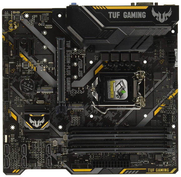 ASUS TUF B360M-PLUS Gaming Motherboard B360 LGA1151 (300 Series) DDR4 HDMI VGA M.2 mATX