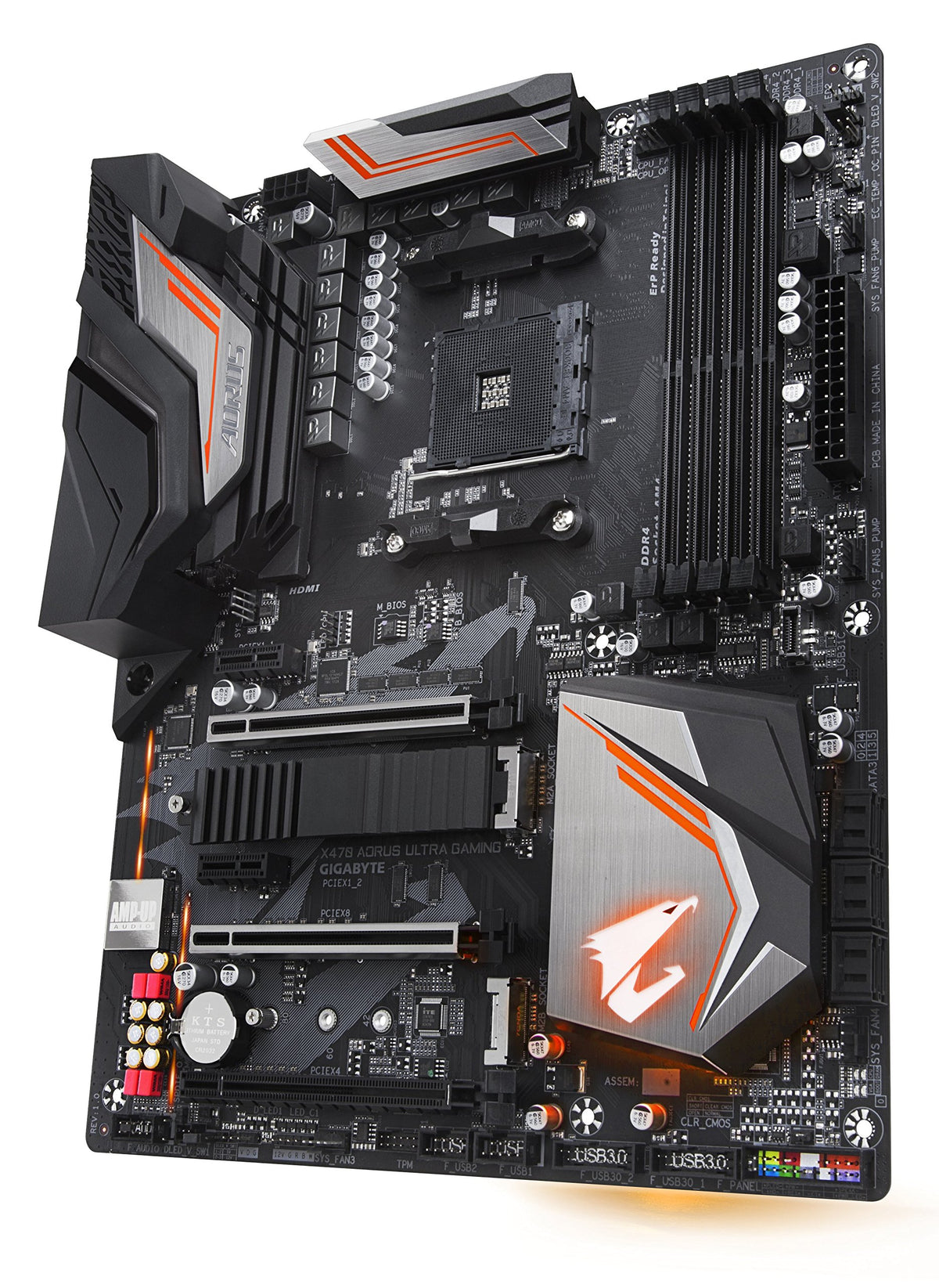 GIGABYTE X470 AORUS ULTRA GAMING (AMD Ryzen AM4/ X470/ USB 3.1 Gen 2 Front Type C/ ATX/ DDR4/ Motherboard)
