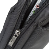 Rivacase 15.6 inch Laptop Bag w/Adjustable Strap and Anti-Slip Shoulder Pad - Black