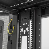 StarTech.com 42U Server Rack Cabinet - 4-Post Adjustable Depth (5.2" to 35") IT Network Equipment Rack Enclosure with Casters - 3315lbs (RK4242BK24)