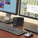 StarTech.com 3.5" External Dual Hard Drive Enclosure - Raid - USB-C and USB-A - SATA 6Gbps - 2 Bay USB 3.1 SSD/HDD Enclosure (S352BU313R)