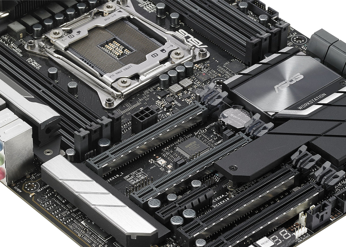 ASUS WS C422 PRO/SE LGA2066 ECC DDR4 M.2 U.2 ATX Motherboard for Intel Xeon W-Series Processors with SafeSlot