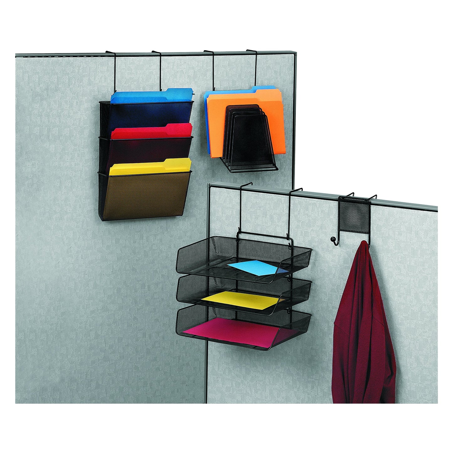 Fellowes Mesh Partition Additions Step File, Black