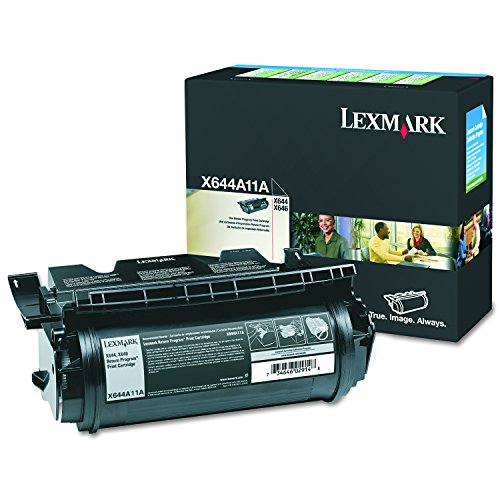 Lexmark X644A11A Black Return Program Toner Cartridge