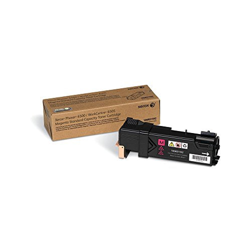 Genuine Xerox Standard Capacity Magenta Toner Cartridge for use with the Xerox WorkCentre 6505/Phaser 6500- Part# 106R01